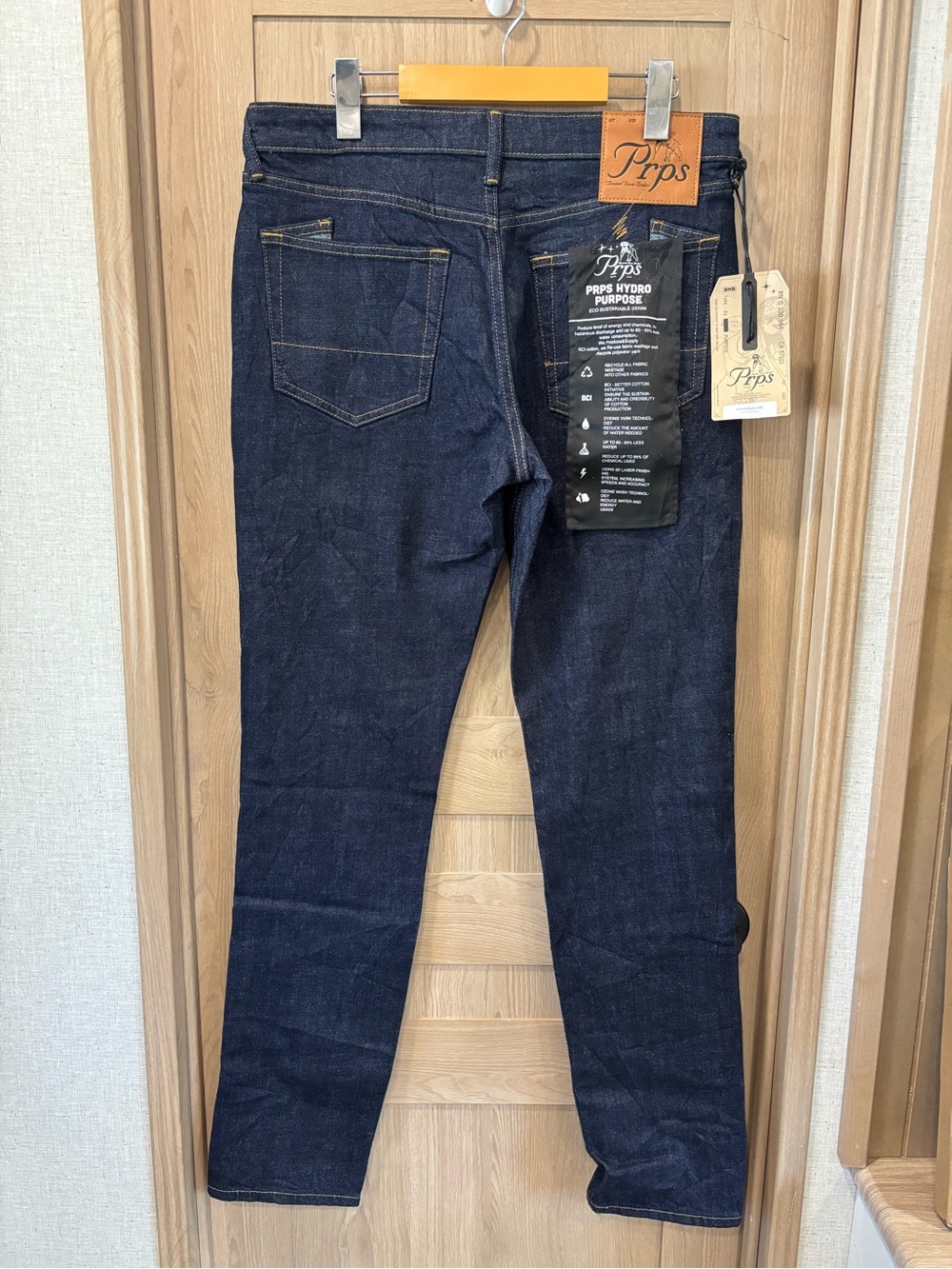 PRPS Hyrdro Purpose Eco Denim Mens Jeans Size 31 Dark Wash NEW